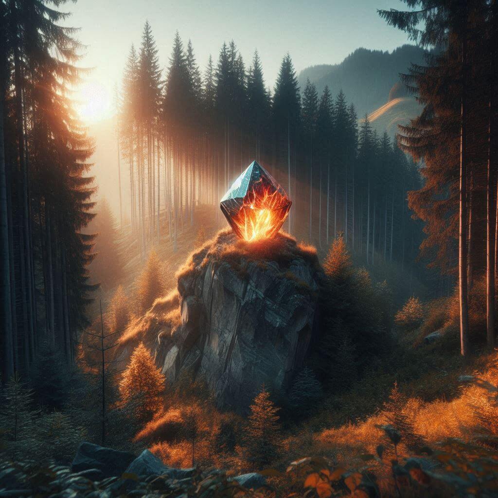 in the heart of the forest
